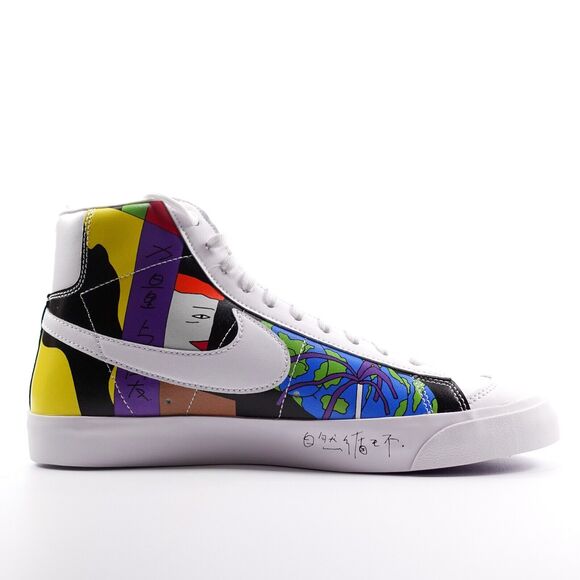 Nike Blazer Ruohan Wang Mid 77 Flyleather Mens Sneakers CZ3775 900 Size 11 main image 6